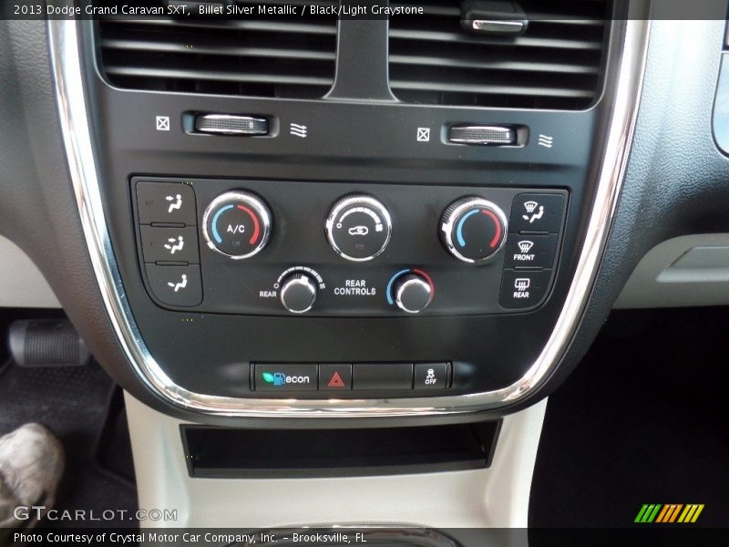 Billet Silver Metallic / Black/Light Graystone 2013 Dodge Grand Caravan SXT