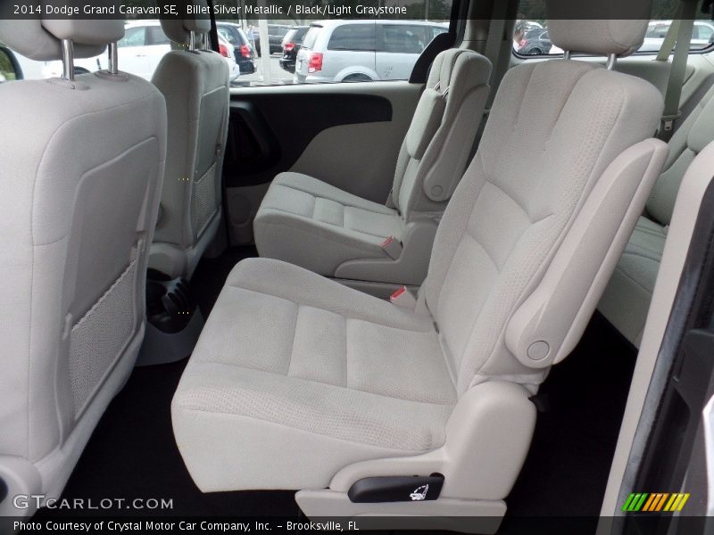 Billet Silver Metallic / Black/Light Graystone 2014 Dodge Grand Caravan SE