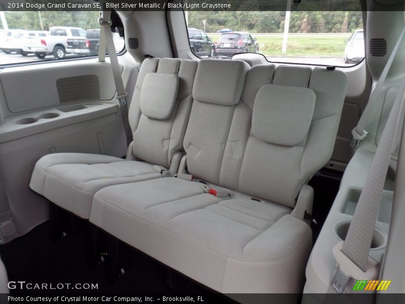 Billet Silver Metallic / Black/Light Graystone 2014 Dodge Grand Caravan SE