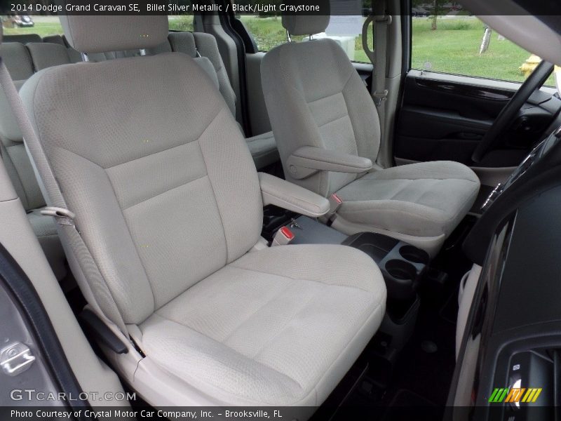 Billet Silver Metallic / Black/Light Graystone 2014 Dodge Grand Caravan SE