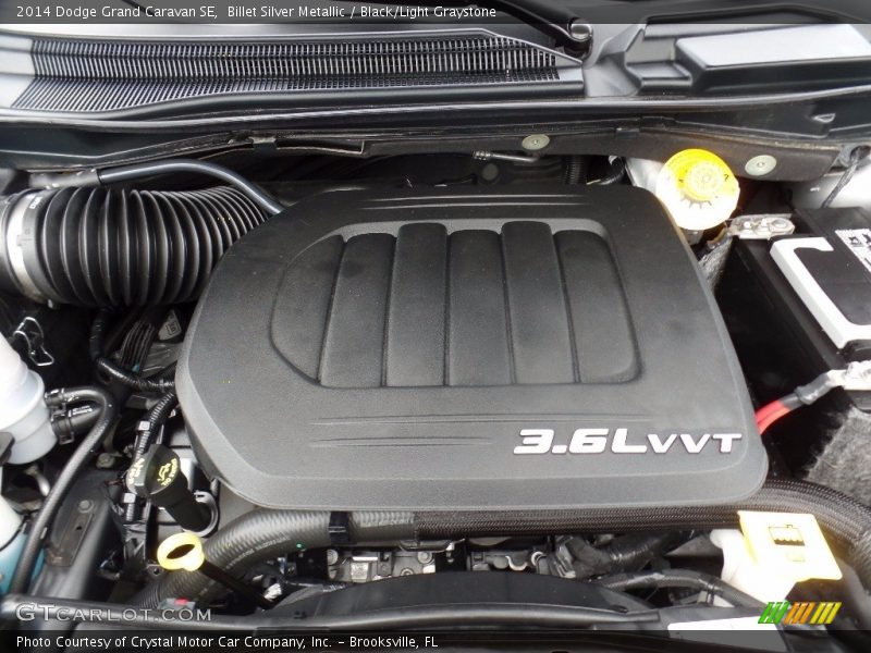 Billet Silver Metallic / Black/Light Graystone 2014 Dodge Grand Caravan SE