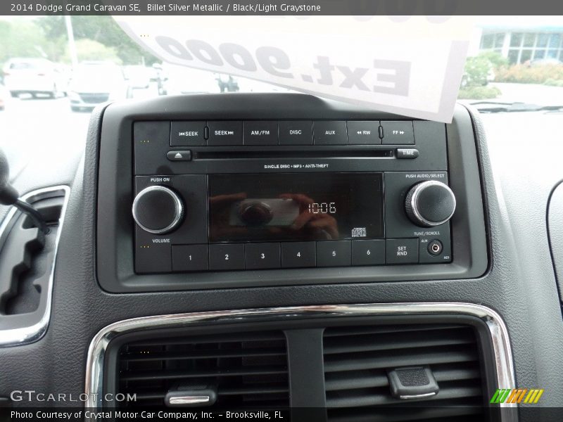 Billet Silver Metallic / Black/Light Graystone 2014 Dodge Grand Caravan SE