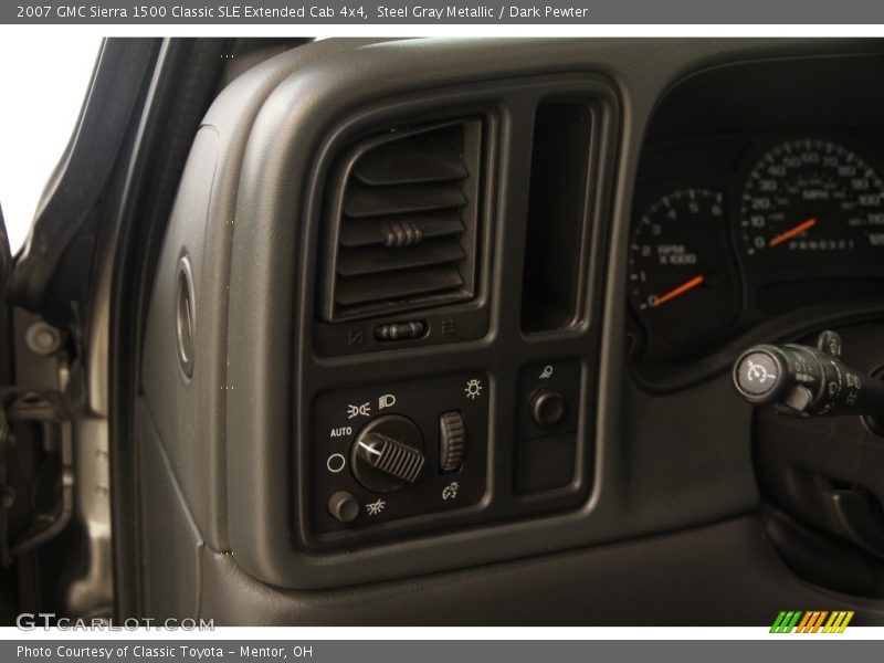 Steel Gray Metallic / Dark Pewter 2007 GMC Sierra 1500 Classic SLE Extended Cab 4x4