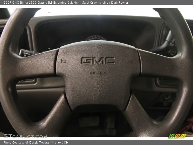 Steel Gray Metallic / Dark Pewter 2007 GMC Sierra 1500 Classic SLE Extended Cab 4x4