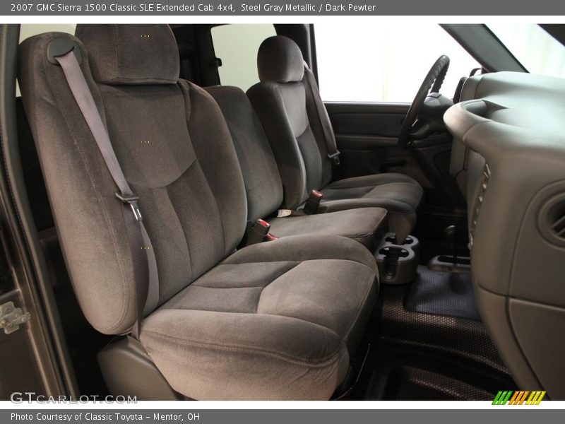 Steel Gray Metallic / Dark Pewter 2007 GMC Sierra 1500 Classic SLE Extended Cab 4x4