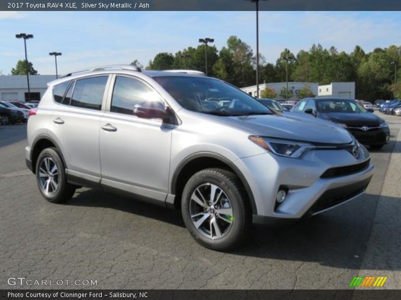 Silver Sky Metallic / Ash 2017 Toyota RAV4 XLE