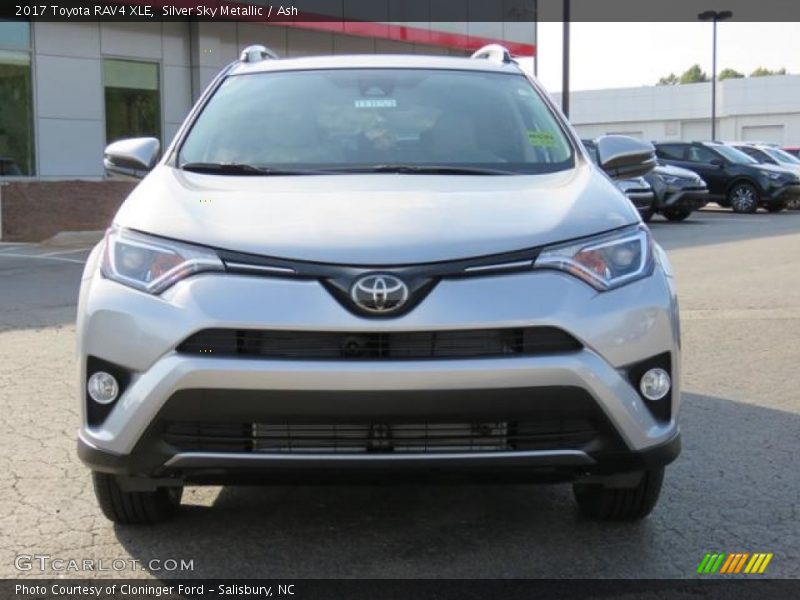 Silver Sky Metallic / Ash 2017 Toyota RAV4 XLE