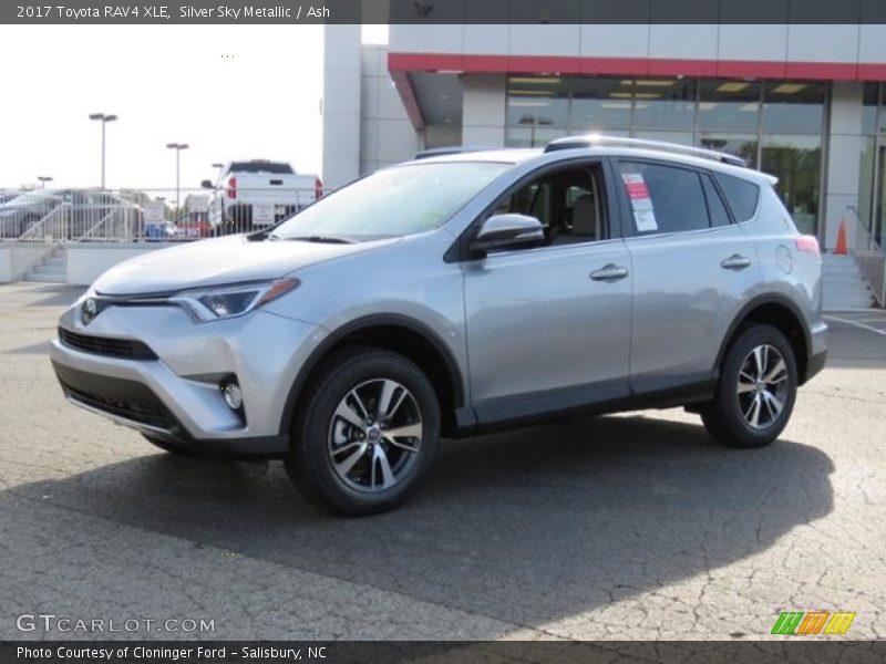 Silver Sky Metallic / Ash 2017 Toyota RAV4 XLE