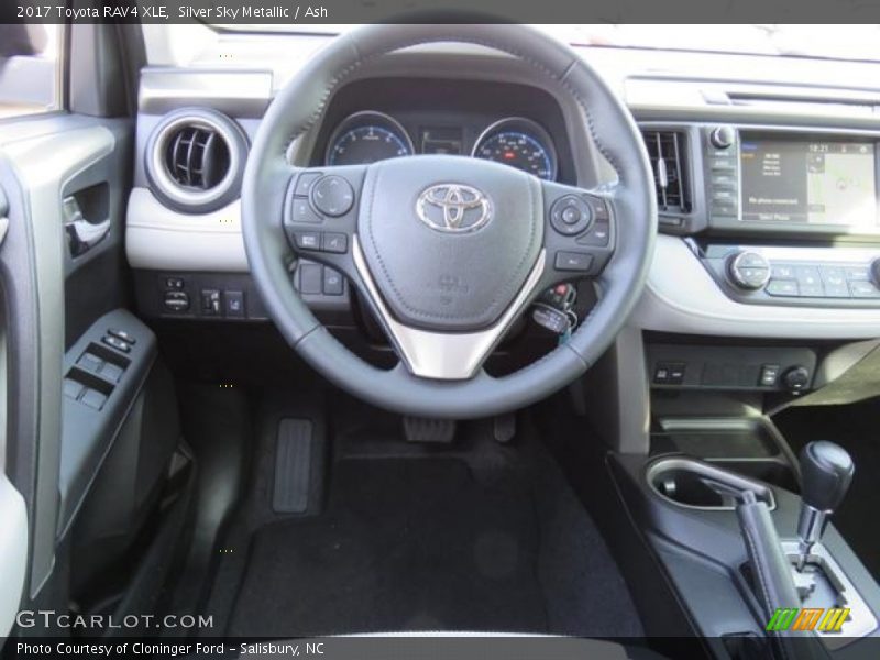 Silver Sky Metallic / Ash 2017 Toyota RAV4 XLE