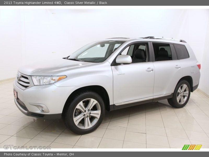 Classic Silver Metallic / Black 2013 Toyota Highlander Limited 4WD