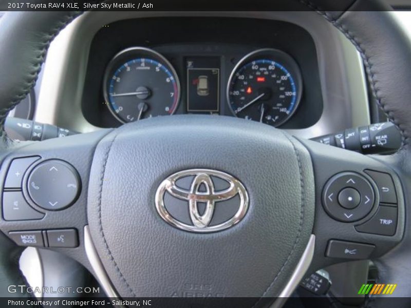 Silver Sky Metallic / Ash 2017 Toyota RAV4 XLE