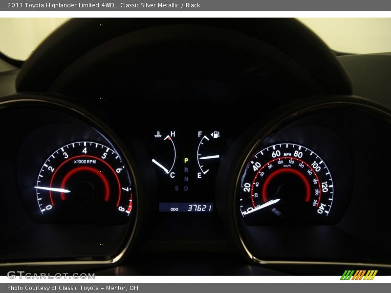 Classic Silver Metallic / Black 2013 Toyota Highlander Limited 4WD