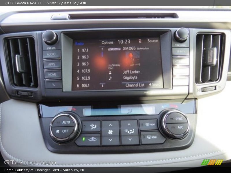 Silver Sky Metallic / Ash 2017 Toyota RAV4 XLE