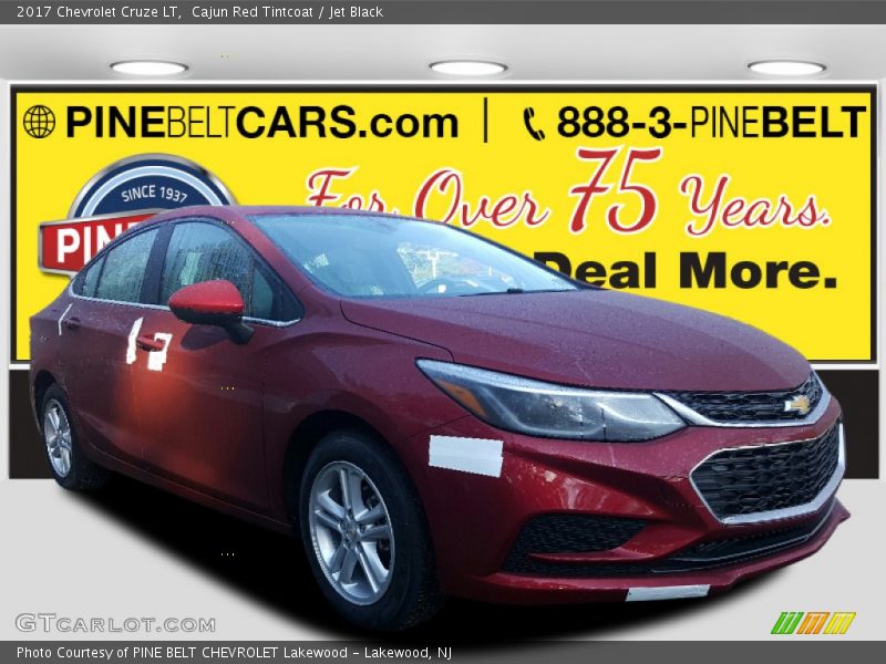Cajun Red Tintcoat / Jet Black 2017 Chevrolet Cruze LT