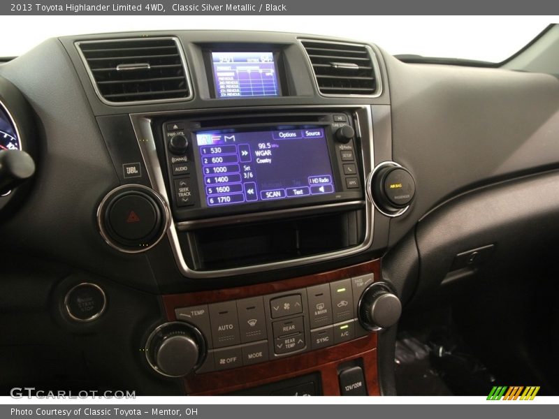 Classic Silver Metallic / Black 2013 Toyota Highlander Limited 4WD