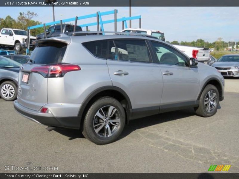 Silver Sky Metallic / Ash 2017 Toyota RAV4 XLE