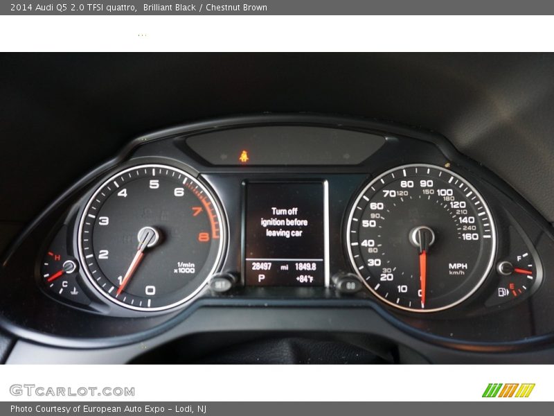 Brilliant Black / Chestnut Brown 2014 Audi Q5 2.0 TFSI quattro