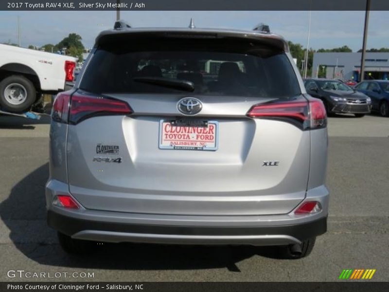 Silver Sky Metallic / Ash 2017 Toyota RAV4 XLE