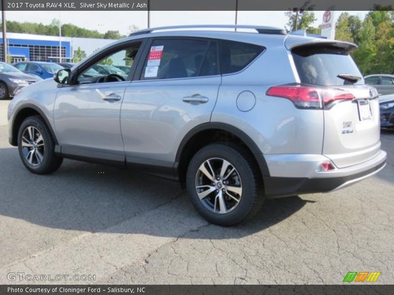 Silver Sky Metallic / Ash 2017 Toyota RAV4 XLE