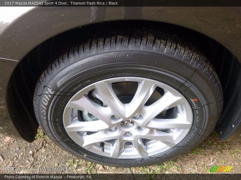 Titanium Flash Mica / Black 2017 Mazda MAZDA3 Sport 4 Door
