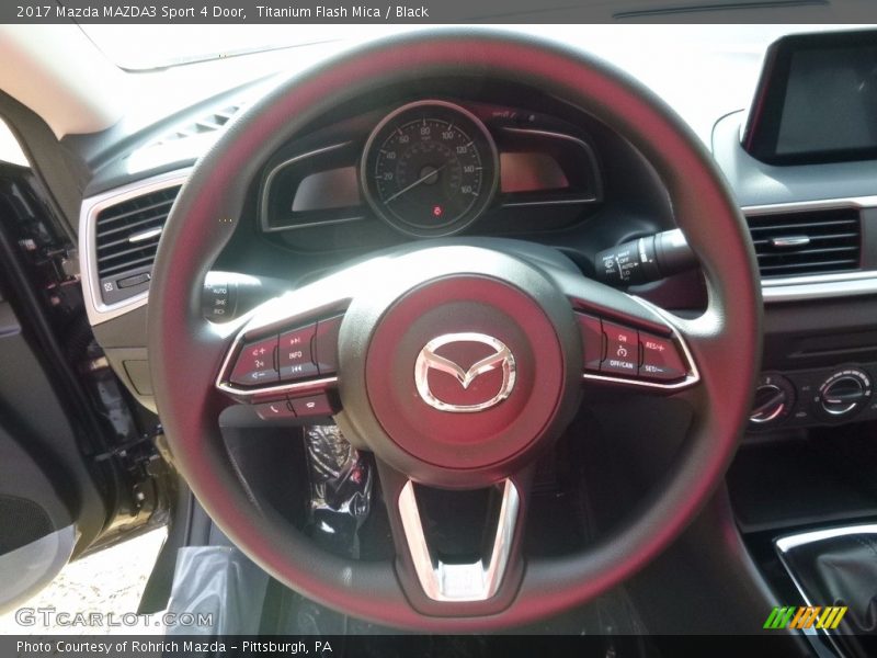  2017 MAZDA3 Sport 4 Door Steering Wheel