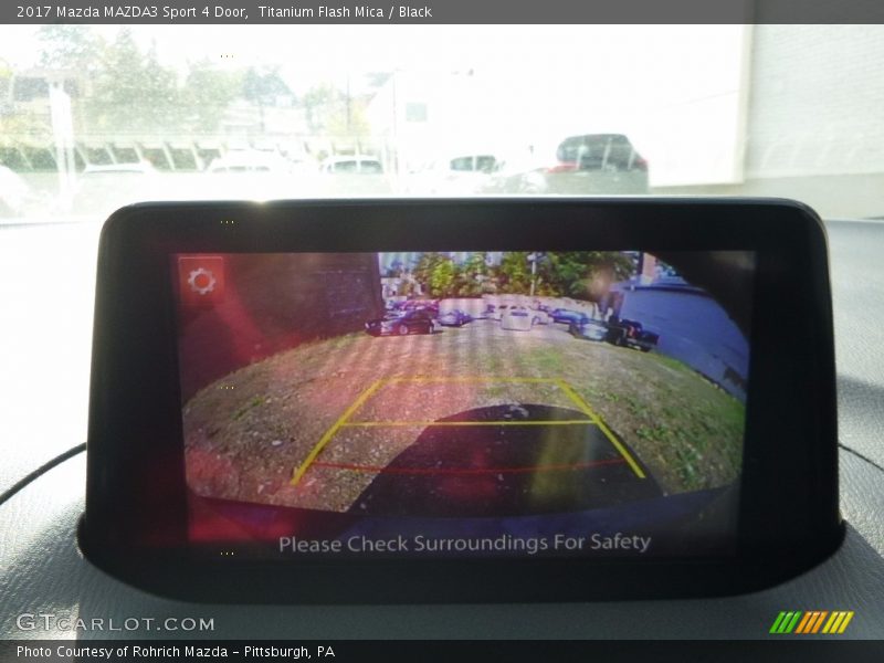 Titanium Flash Mica / Black 2017 Mazda MAZDA3 Sport 4 Door