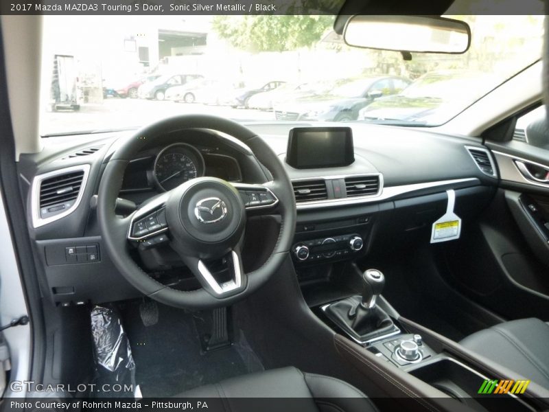 Black Interior - 2017 MAZDA3 Touring 5 Door 