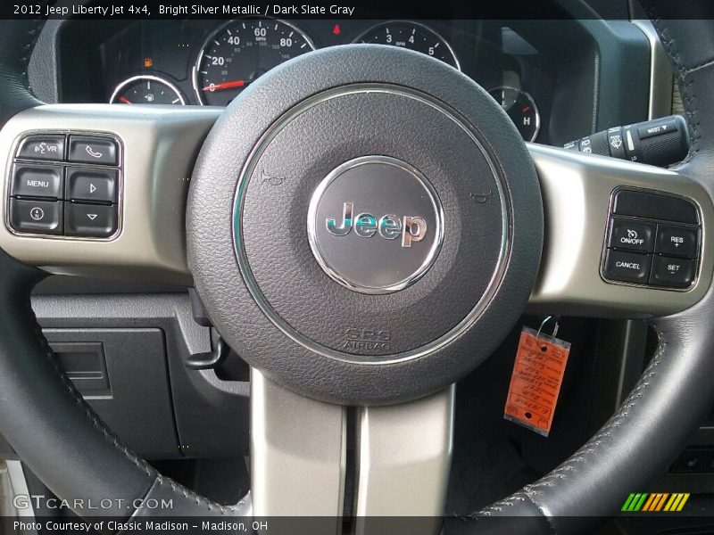 Bright Silver Metallic / Dark Slate Gray 2012 Jeep Liberty Jet 4x4