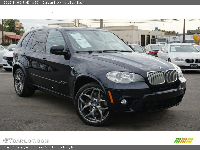 Carbon Black Metallic / Black 2012 BMW X5 xDrive50i