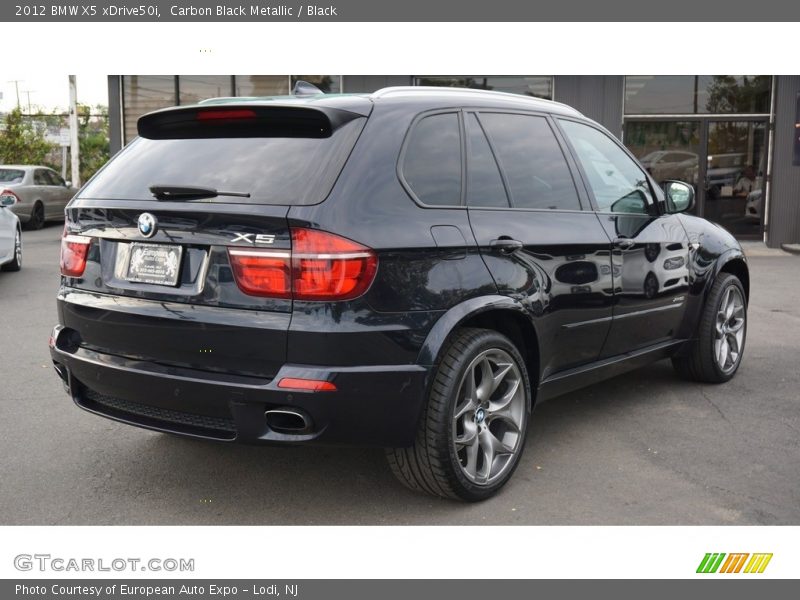 Carbon Black Metallic / Black 2012 BMW X5 xDrive50i