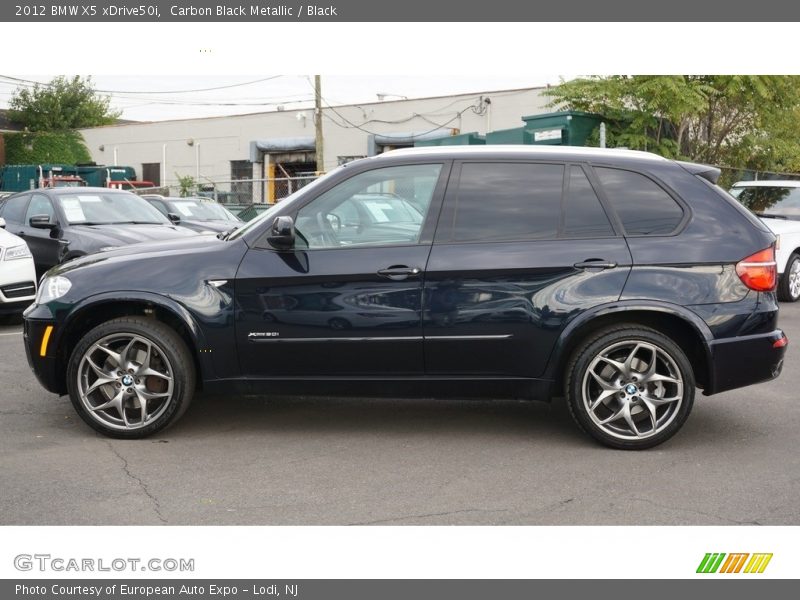 Carbon Black Metallic / Black 2012 BMW X5 xDrive50i