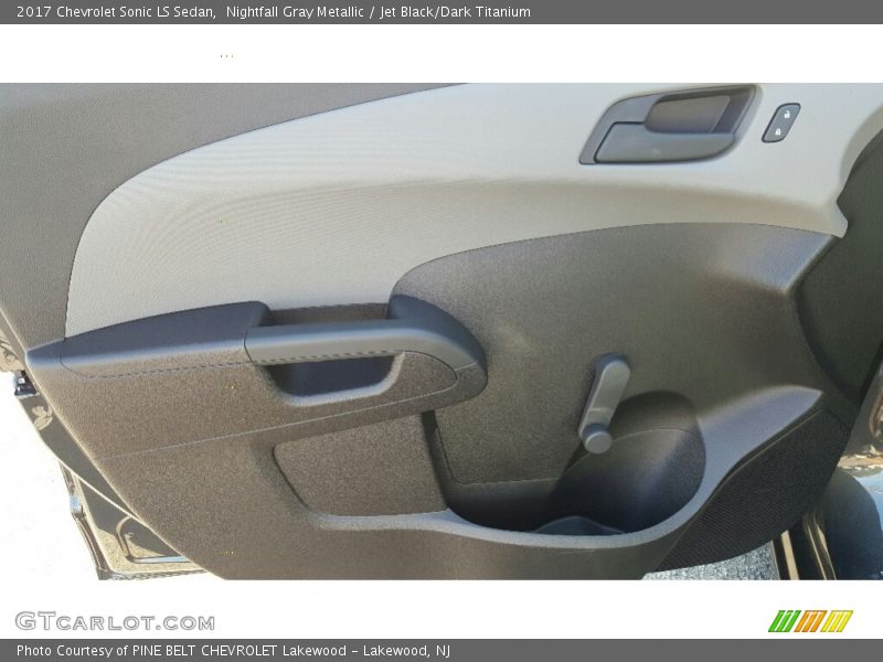 Nightfall Gray Metallic / Jet Black/Dark Titanium 2017 Chevrolet Sonic LS Sedan