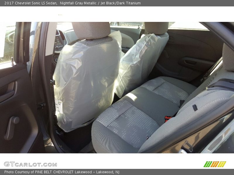 Nightfall Gray Metallic / Jet Black/Dark Titanium 2017 Chevrolet Sonic LS Sedan