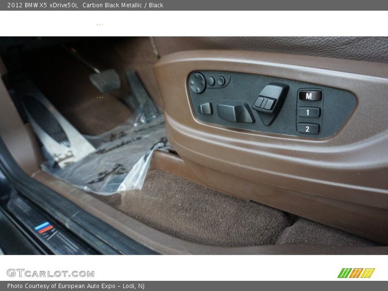 Carbon Black Metallic / Black 2012 BMW X5 xDrive50i