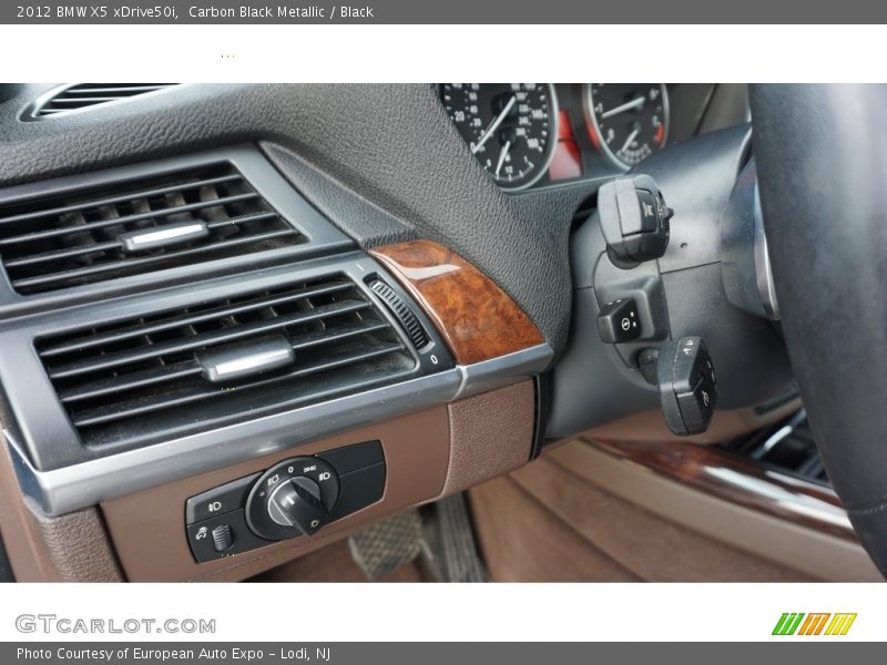 Carbon Black Metallic / Black 2012 BMW X5 xDrive50i