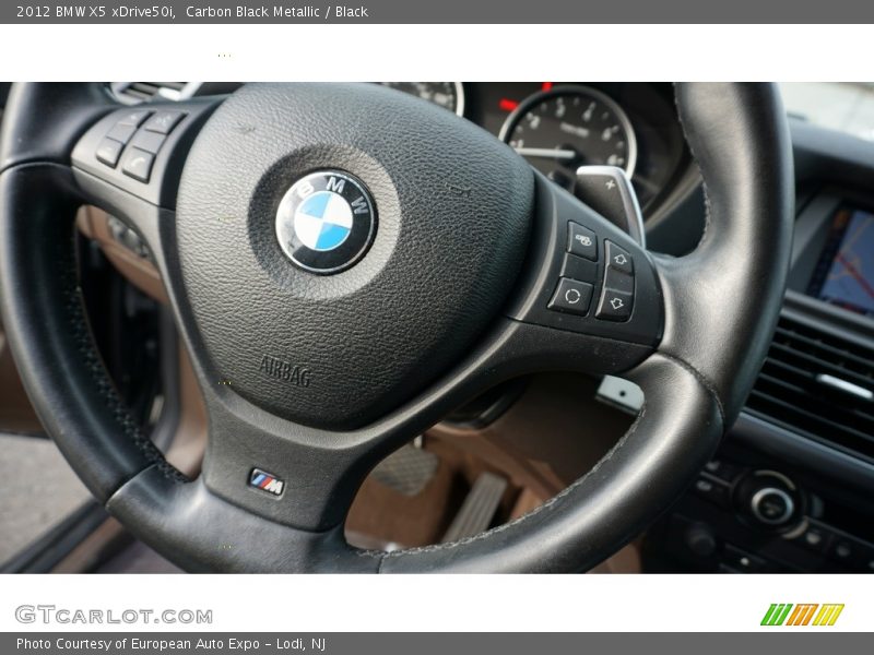 Carbon Black Metallic / Black 2012 BMW X5 xDrive50i