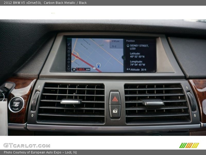 Carbon Black Metallic / Black 2012 BMW X5 xDrive50i