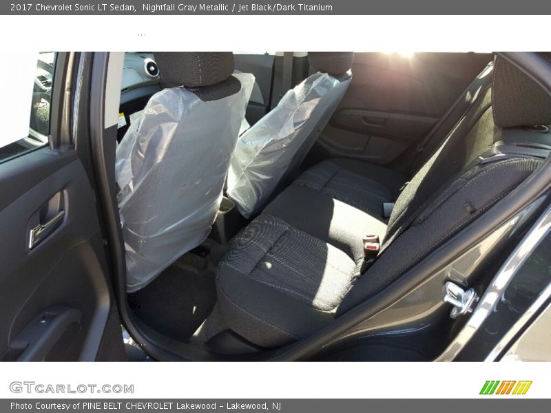Nightfall Gray Metallic / Jet Black/Dark Titanium 2017 Chevrolet Sonic LT Sedan