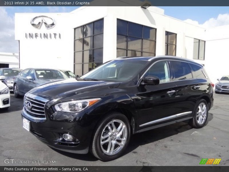 Black Obsidian / Graphite 2013 Infiniti JX 35 AWD