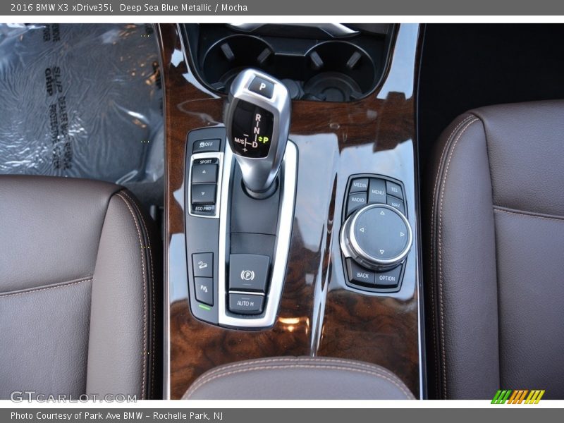 Deep Sea Blue Metallic / Mocha 2016 BMW X3 xDrive35i