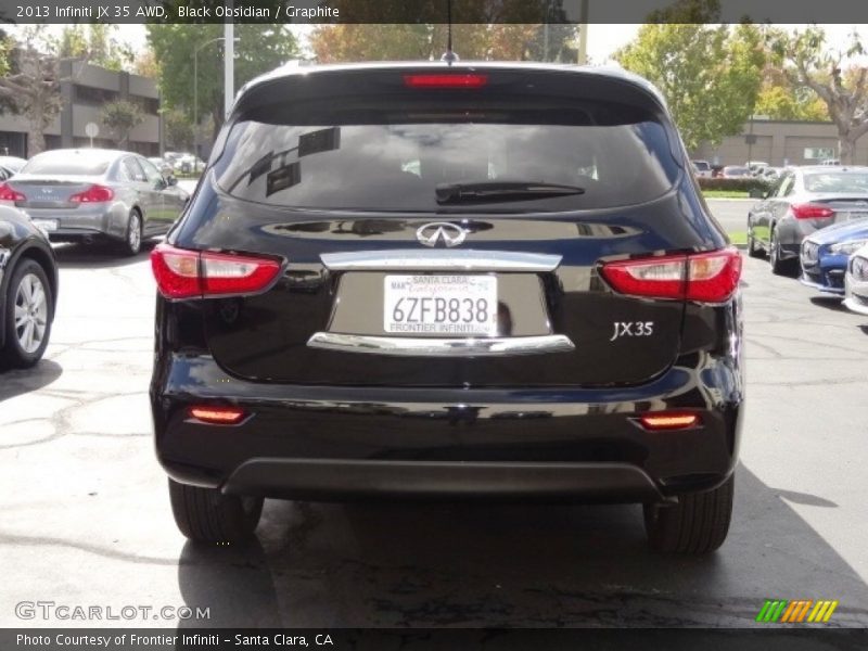 Black Obsidian / Graphite 2013 Infiniti JX 35 AWD