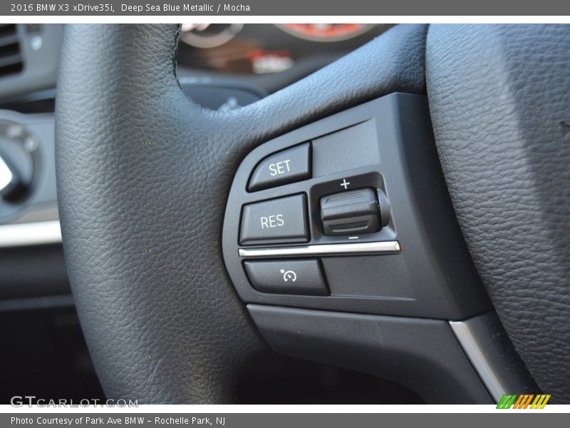 Deep Sea Blue Metallic / Mocha 2016 BMW X3 xDrive35i