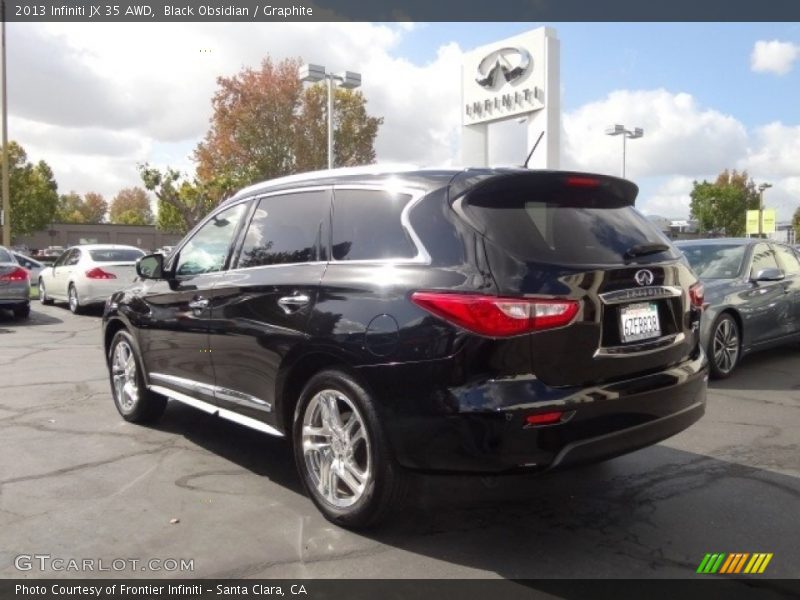 Black Obsidian / Graphite 2013 Infiniti JX 35 AWD