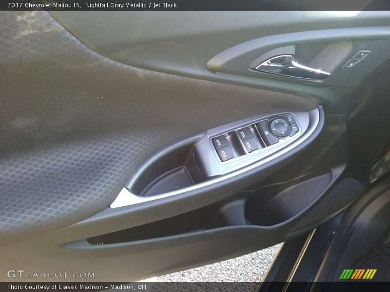Nightfall Gray Metallic / Jet Black 2017 Chevrolet Malibu LS
