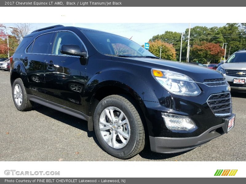 Black / Light Titanium/Jet Black 2017 Chevrolet Equinox LT AWD