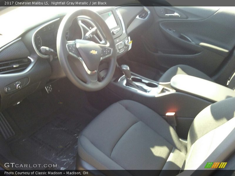 Nightfall Gray Metallic / Jet Black 2017 Chevrolet Malibu LS