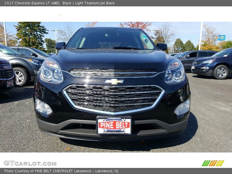 Black / Light Titanium/Jet Black 2017 Chevrolet Equinox LT AWD