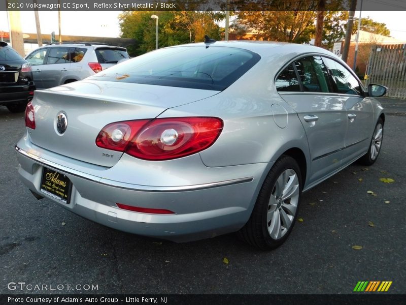 Reflex Silver Metallic / Black 2010 Volkswagen CC Sport