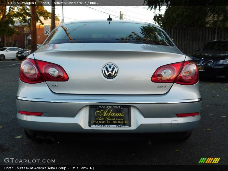 Reflex Silver Metallic / Black 2010 Volkswagen CC Sport
