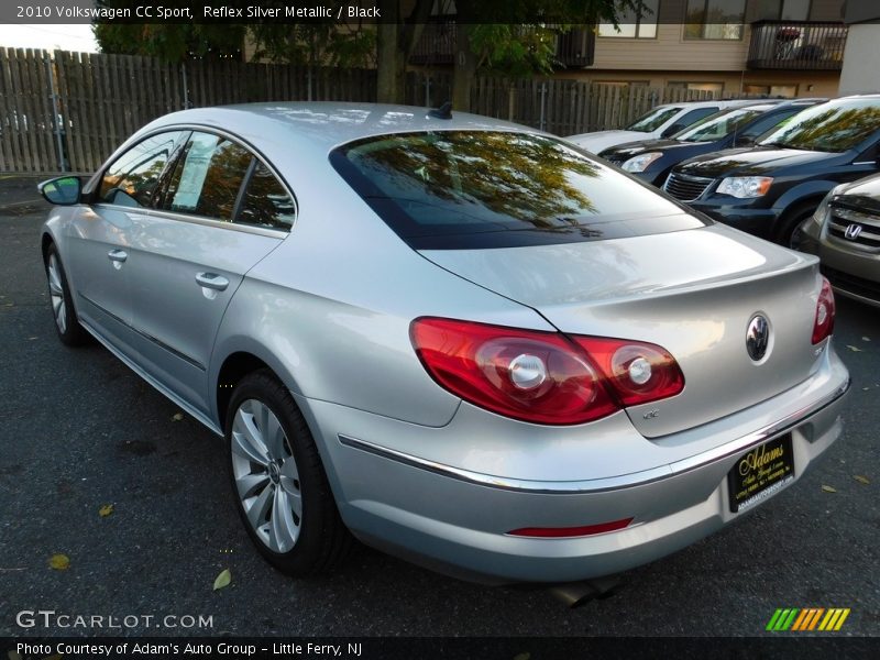 Reflex Silver Metallic / Black 2010 Volkswagen CC Sport